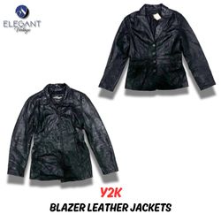 Y2K Blazer Leather Jackets - 10 pieces - EV0031