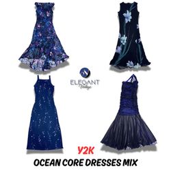 Vestidos Y2K Ocean Core Mix - 09 peças - EV0059