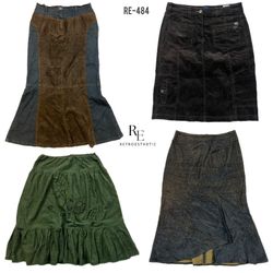 Y2K Unique Corduroy Skirts (RE-484)