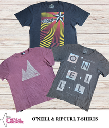 T-Shirts Premium O'Neill et Rip Curl 10pcs
