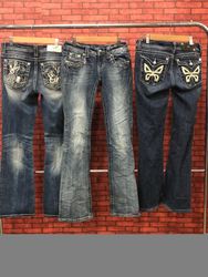 Miss me, Rock Revival, True Religion skinny/flared..