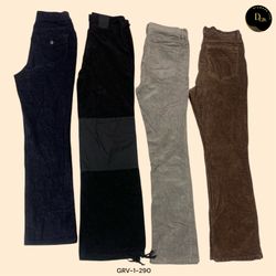 Vintage Y2K Corduroy Pants for Retro Vibes (GRV-1-..