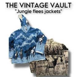 Animal/jungle print fleeces - 50 pcs