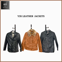 Y2K LEATHER JACKETS -08 PCS