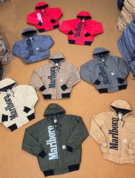 Vintage Carhartt x Marlboro Rework Style Active Ja..