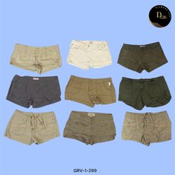 Easy-Going Cotton Mini Shorts for Hot Days (GRV-1-..