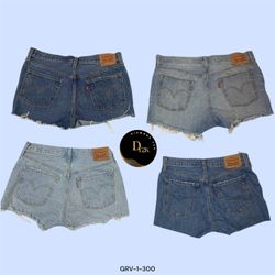 Levi's High-Waisted Shorts - Y2K Style (GRV-1-300)