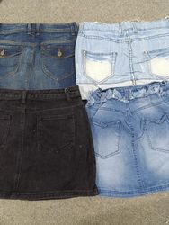 #536 Ladies Y2K Mini Denim Skirts -16