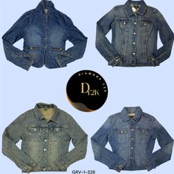 Y2K Vintage-Inspired Denim Jacket (GRV-1-326)