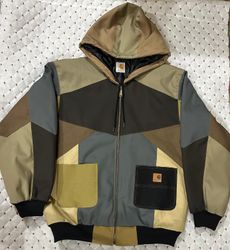 Rework Style carhartt multi pocket Jacket