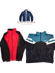 Mixed brand track jackets