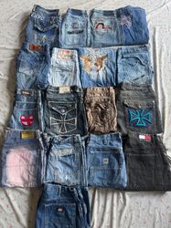 Denim hip hop jorts 17 pieces