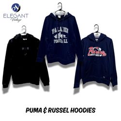 Puma & Russell Sweat-shirts à capuche - 10 pièces