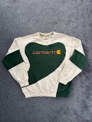 Felpa Carhartt in stile rework