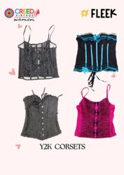 CR3489 Y2K Korsetts - 8 Stück