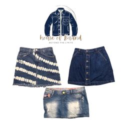 Gonne in denim mini e midi Y2K