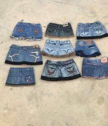 Mini Denim Skirts