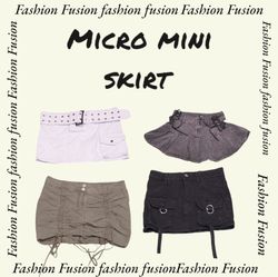 Y2k micro mini skirt (FF-506)