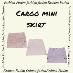 Y2k cargo mini skirt (FF-507)