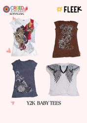 CR3535 Y2K Baby Tees - 15 Pcs