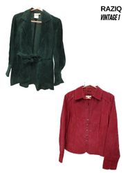Chaquetas Blazer de ante