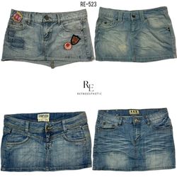 Saia Jeans Mini Y2K Cyber Girl (RE-523)