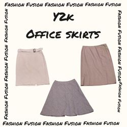 Y2k office skirt (FF-524)