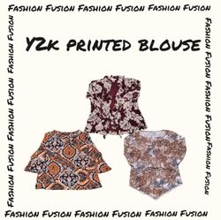 Y2k printed tops (FF-526)