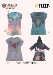 CR3562 Y2K Baby Tees - 10 Pcs