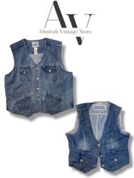 Gilet en denim Y2K