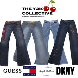 Y2K European Summer Vibe Flare Jeans ft. Guess, Ap..