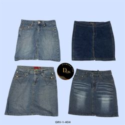 Jupe Midi en Denim Rétro – Parfaite pour Toutes le..