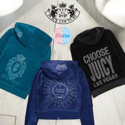 Y2K Vintage Bordado Juicy Couture: 8 Conjuntos Com..