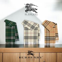 Burberry Schals 100 % Kaschmirwolle: 10 Stück