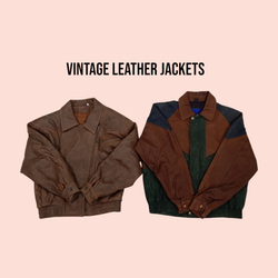 Y2k Vintage Leather Jacket
