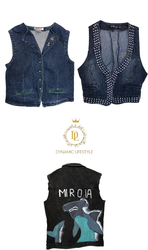 Denim vest coat 20 pcs