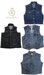 Denim vest coat 20 pcs