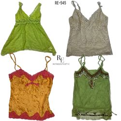 Y2K Soft Girl Cami Tops (RE-545)