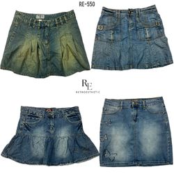 Y2K Retro Style Mini Skirts (RE-550)