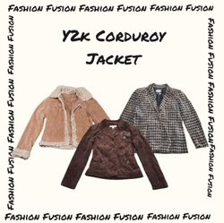 Y2k Mischkordjacke (FF-566)