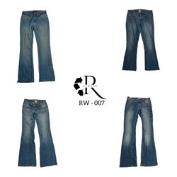 Jeans Unici Svasati in Denim Y2K (RW-007)