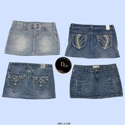 Sonhos de Denim: Saias Minis Clássicas Y2K (GRV-2-..