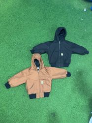 Giacca kids carhartt in stile rework