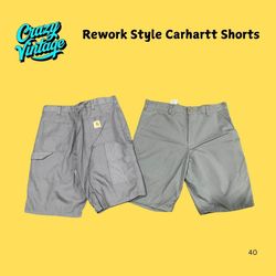 Shorts Carhartt Cinza Rework Style