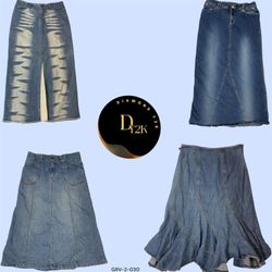 Gonne lunghe in denim vintage: Stile e comfort sen..