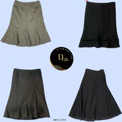 Y2K Vintage Wool Maxi Skirt (GRV-2-033)