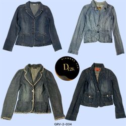 Y2K Vintage Denim Jackets (GRV-2-034)