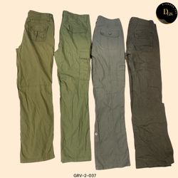 Vintage Y2K Cargo Pants - Classic Street Style (GR..