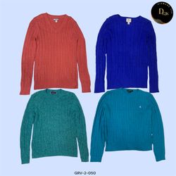 Vintage Y2K Cable Knit Sweater (GRV-2-050)