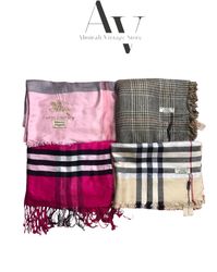 Burberry long scarfs